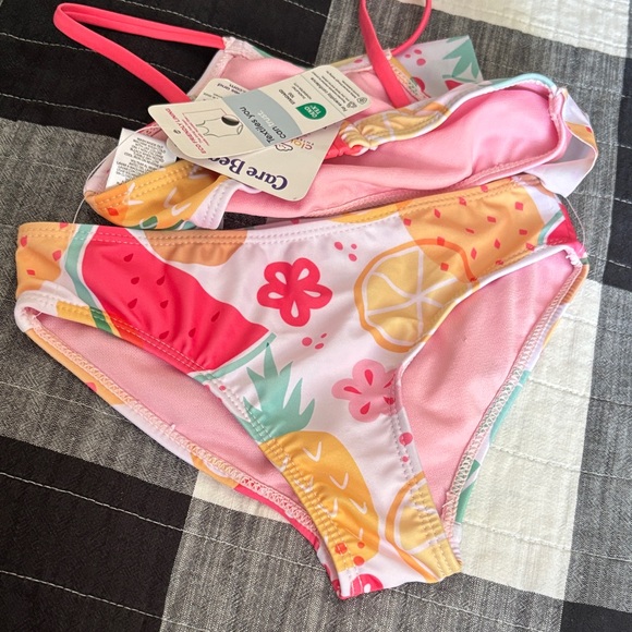 Care Bears Kids Bikini - Pink and Multicolor Delight - Picture 3 of 4